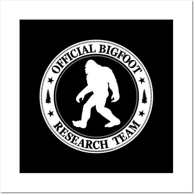 Bigfoot research team Wall Art by Tesszero